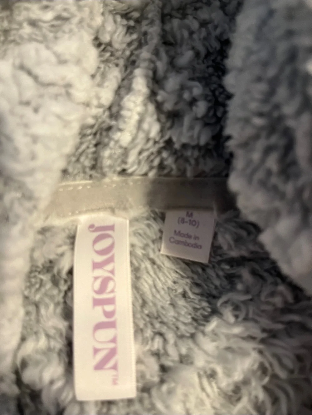 Cozy Fluffy Light Gray ladies’ Plush Hoodie pajamas set